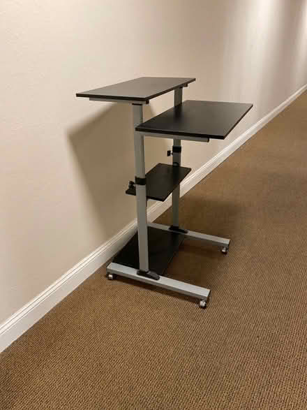Photo of free Rolling stand up work desk (Belmont) #1