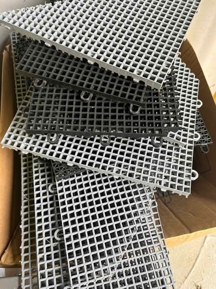 Photo of free Plastic court tiles (Glover park, DC) #1
