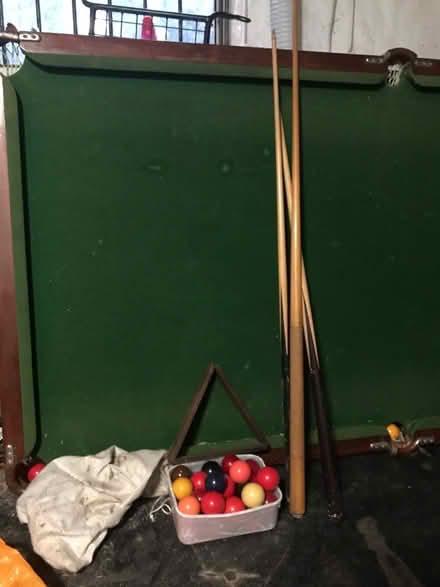Photo of free Pool table - no legs (Burley LS6) #1