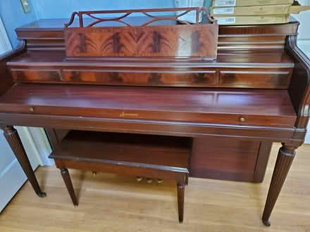 Photo of free Upright piano (Morris County NJ) #2