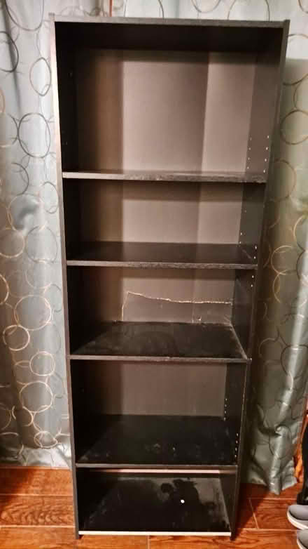 Photo of free Black bookcase (Allen) #3