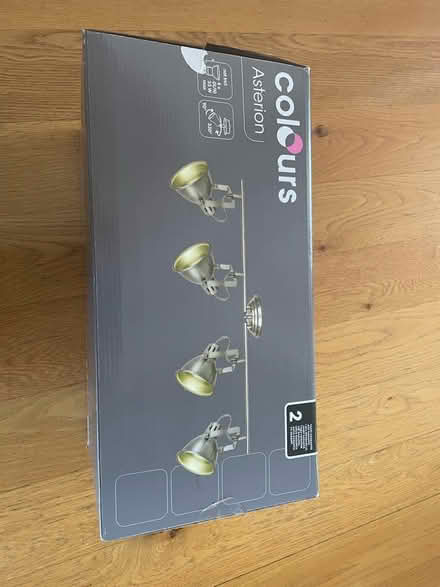 Photo of free B&Q Asterion 4 spot ceiling light (BN11) #1