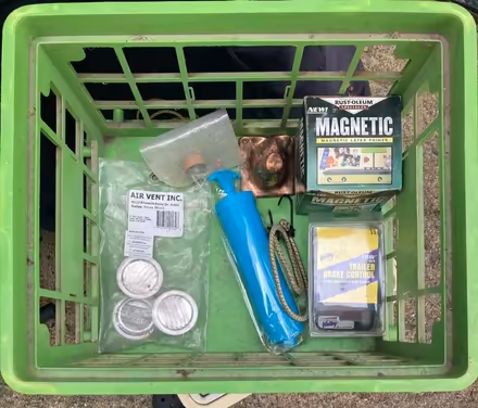 Photo of free Plastic crate of randomness (West Main Street thurmont) #2