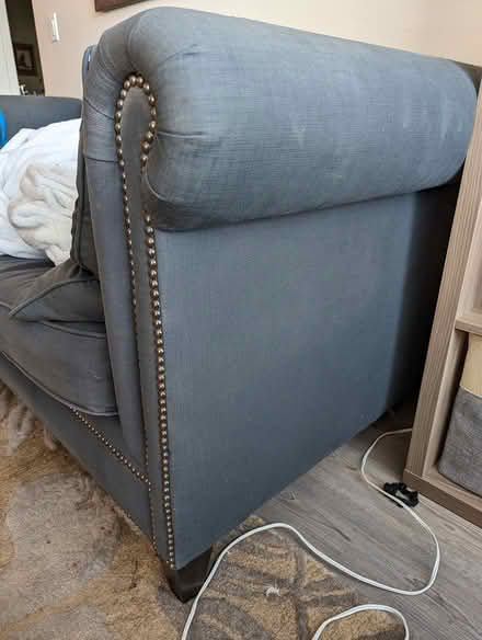 Photo of free Crate&Barrel Sofa—Reupholster ready (92 X 101) #3