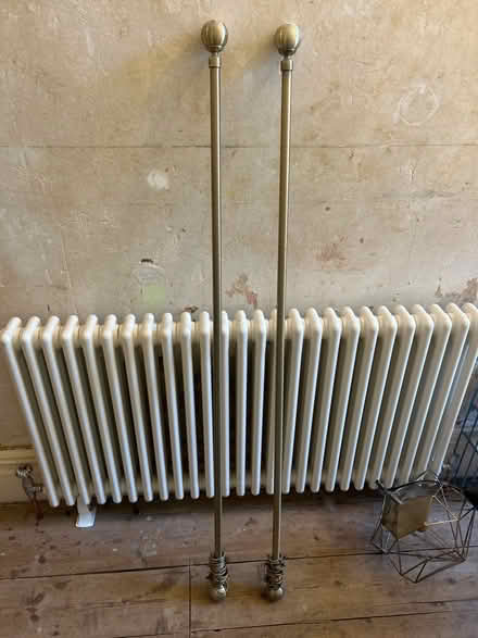 Photo of free 2x curtain poles with rings (Milton) #1