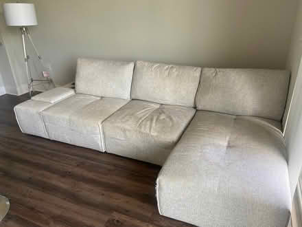 Photo of free Modular sofa with sound system (Montford / Madison Park area) #4