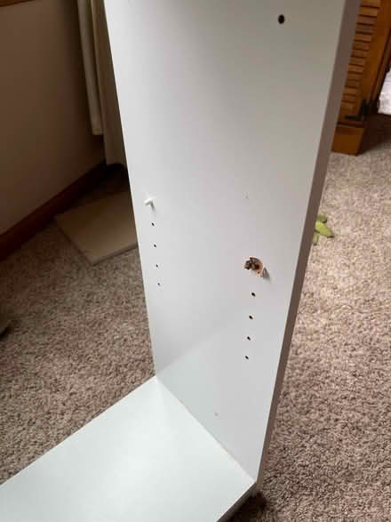 Photo of free White book shelf (C’ville- Randall & Huntley Rd) #1