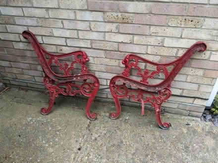 Photo of free Iron ends for a bench (South Woodham Ferrers CM3) #1