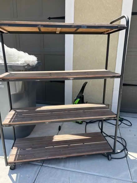 Photo of free Rolling storage rack (Folsom) #1
