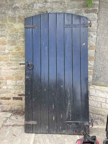 Photo of free Hard wood door (collyweston, PE9) #1