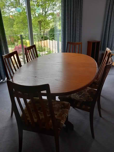 Photo of free Dining table and chairs (Bordon) #2