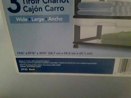 Photo of free 3 Drawer Storage Bins (Waverly) #1