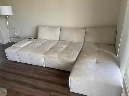 Photo of free Modular sofa with sound system (Montford / Madison Park area) #2