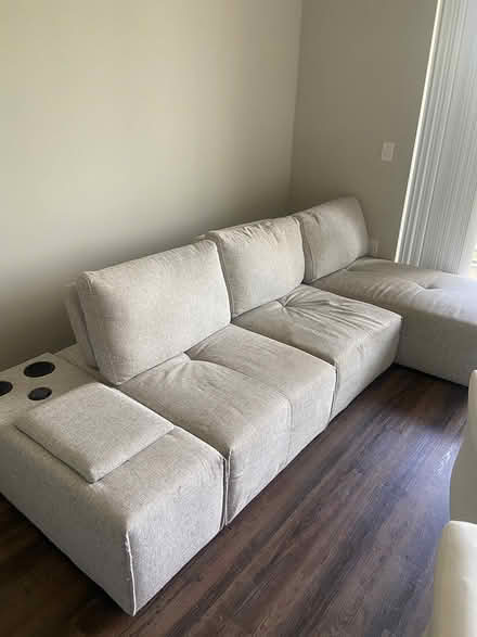 Photo of free Modular sofa with sound system (Montford / Madison Park area) #3