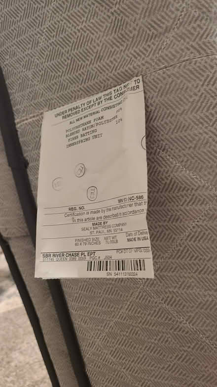 Photo of free Queen Matress (Blaine, MN) #1