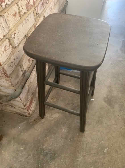 Photo of free 2 Ft tall wood stool (Sorich Park) #2
