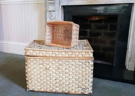 Photo of free Log & Kindling Baskets (Porth-y-felin LL65) #1