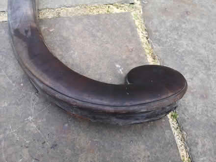 Photo of free Victorian hardwood handrail (EH16) #2