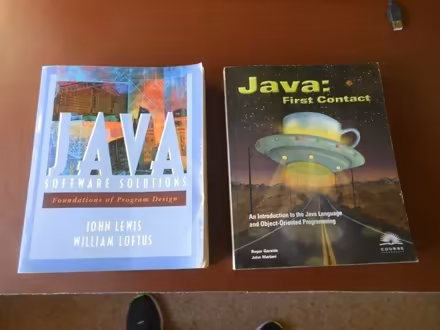 Photo of free 2 x Java Language Programming Books (Fairfield Park) #1