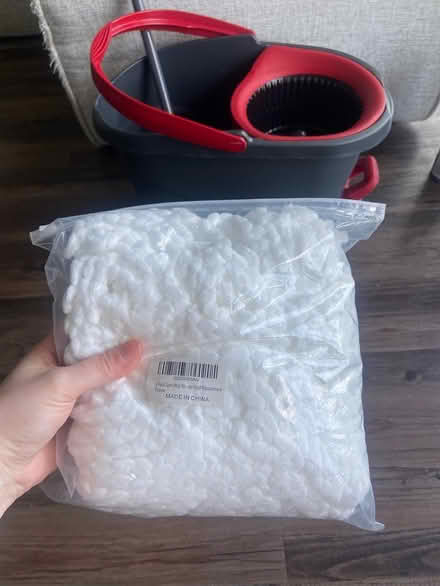 Photo of free Mop, bucket and two unused heads (Montford / Madison Park area) #3