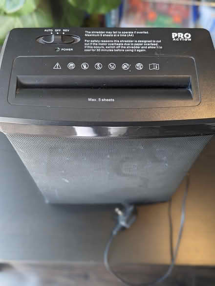 Photo of free Shredder (Dublin 14) #1