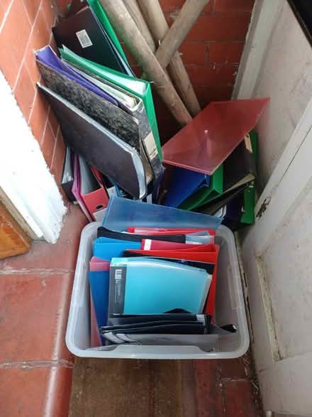 Photo of free Ringbinders, folders, punched plastic wallets (Hazel Grove SK7) #1