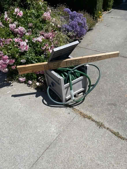 Photo of free Good hose, nozzle and container (Gatetree Circle) #1