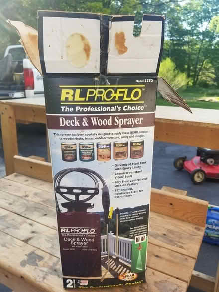 Photo of free Deck/wood sprayer (Groton, MA) #1