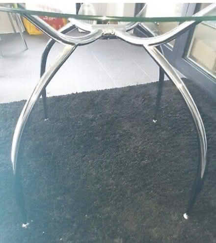Photo of free Glass table (no chairs) (Barnsley S70) #3