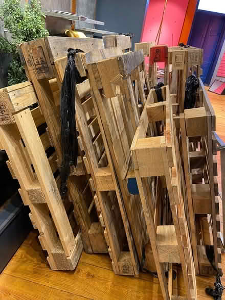 Photo of free 13 wooden pallets (Temple Bar) #2