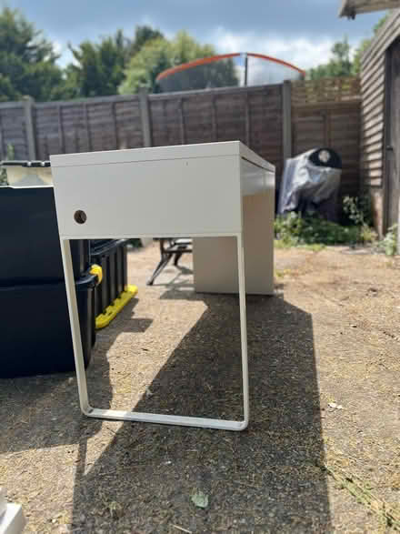 Photo of free Large ikea white desk 142cm (Orpington BR6) #3