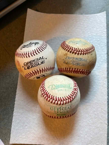 Photo of free 3 baseballs (Canton-Sheldon/Ford) #1