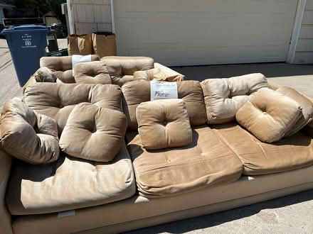 Photo of free Sofa & Loveseat (1209 w minnehaha pkwy driveway) #1