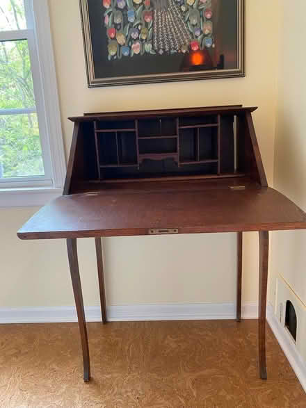 Photo of free Antique drop-front desk (La Grange) #3
