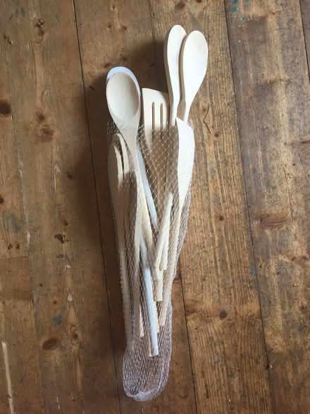 Photo of free Wooden kitchen utensils (Moss Side PR26) #1