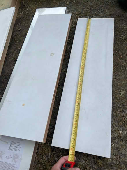 Photo of free 3 x B&Q white floating shelves (Orpington BR6) #4