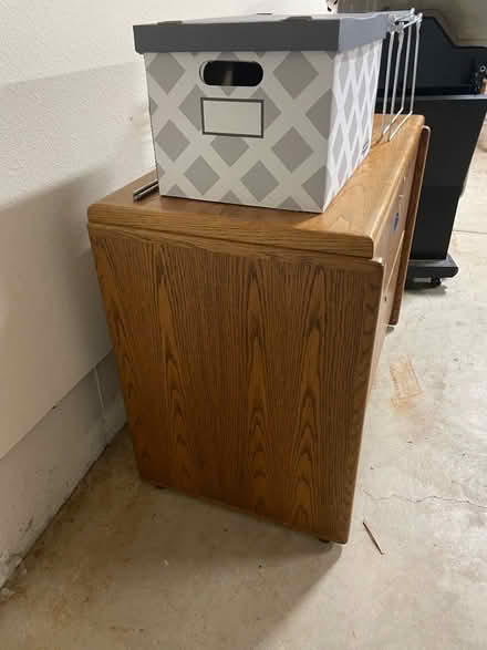 Photo of free Oak lateral file cabinet (Windsor near The Green) #2