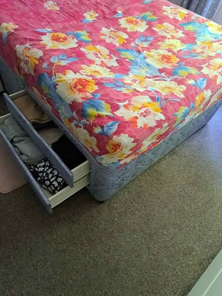 Photo of free Double bed with drawers (B23) #3