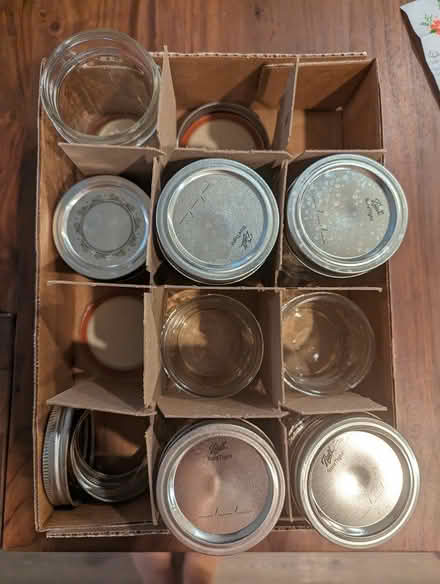 Photo of free Assorted Canning Jars/Rings/Lids (92 X 101) #2