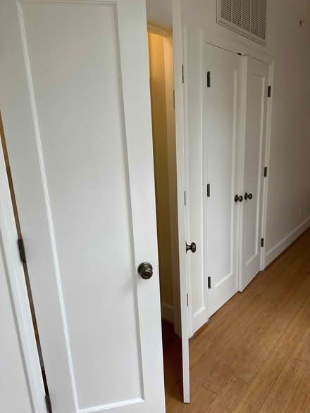 Photo of free 9 closet doors and shelves (Pebble) #2