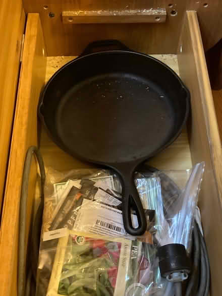 Photo of free Cast iron skillet (Stowe) #1