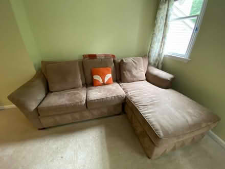 Photo of free L shaped sofa (Long Valley nj) #1