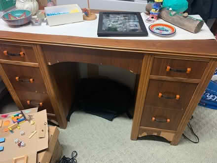 Photo of free Art deco drawered desk (NE near Alberta) #1
