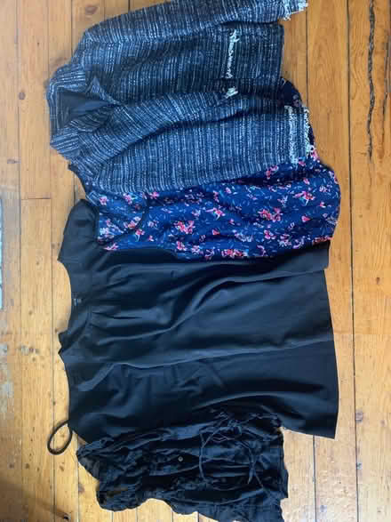 Photo of free Women’s shirts/a blazer/a dress (Broadview and Danforth) #1