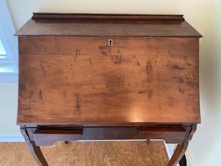Photo of free Antique drop-front desk (La Grange) #2