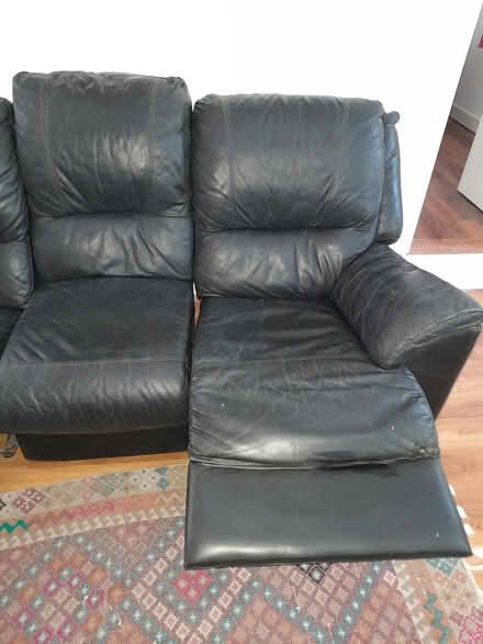 Photo of free 3 seater leather recliner (Dundrum) #3