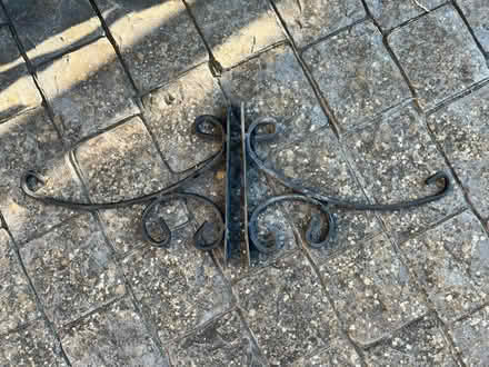 Photo of free 2x brackets for hanging baskets (Middle Aston OX25) #1