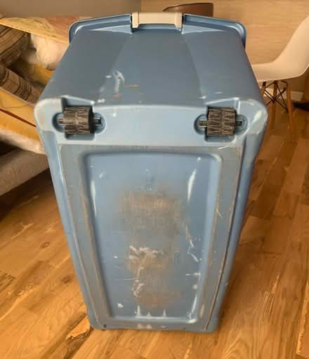 Photo of free Big Wheeled 45 Gallon Plastic Bin (BedStuy Brooklyn) #2