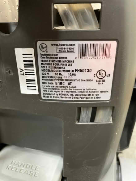 Photo of free Hoover carpet cleaner (North Andover, ma) #2