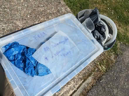 Photo of free 8ft swimming pool, pump and chemicals (South Woodham Ferrers CM3) #1